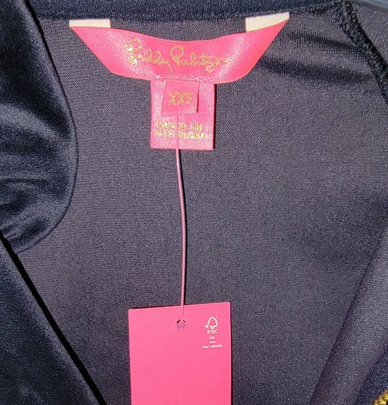 Lilly Pulitzer Skipper Round Hem Velour Popover - Picture 8 of 9